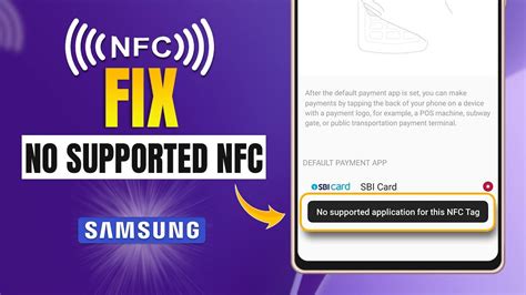 message aucune application compatible avec ce tag nfc|no apps supported nfc tag.